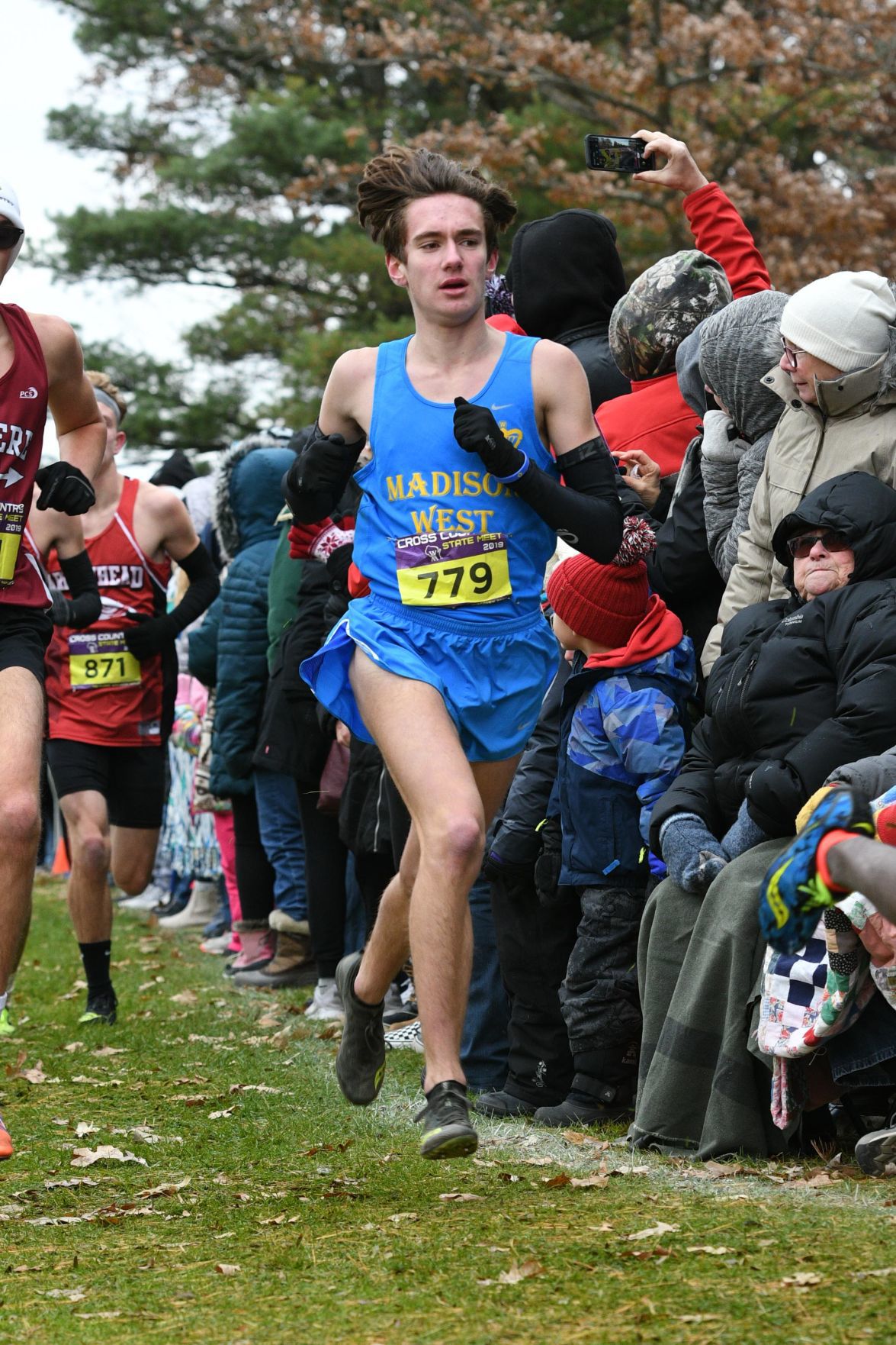 WIAA state cross country photo: John Lee, Madison West
